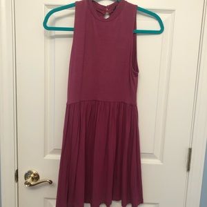 NEVER WORN mauve dress with open back
